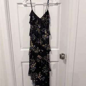 Steve Madden Aida Floral Asymmetric Dress NWT Size XS